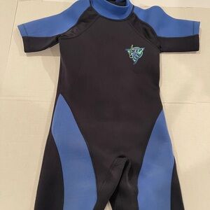 Kids Swim Rashguard - Black and Blue
